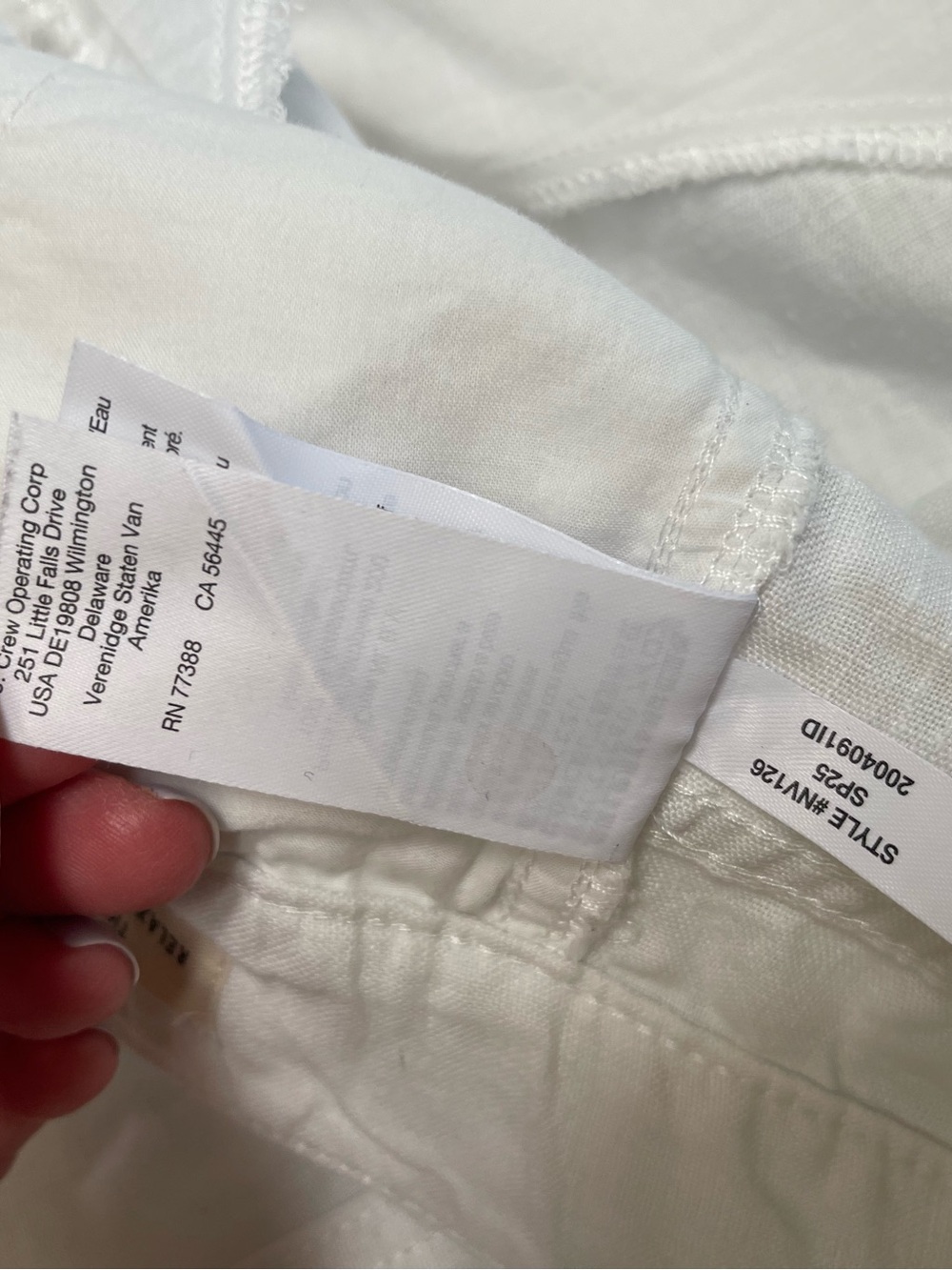Madewell The Zoe Relaxed Wide Pant in 100% Linen Size 14 in Salt White - Picture 10 of 12